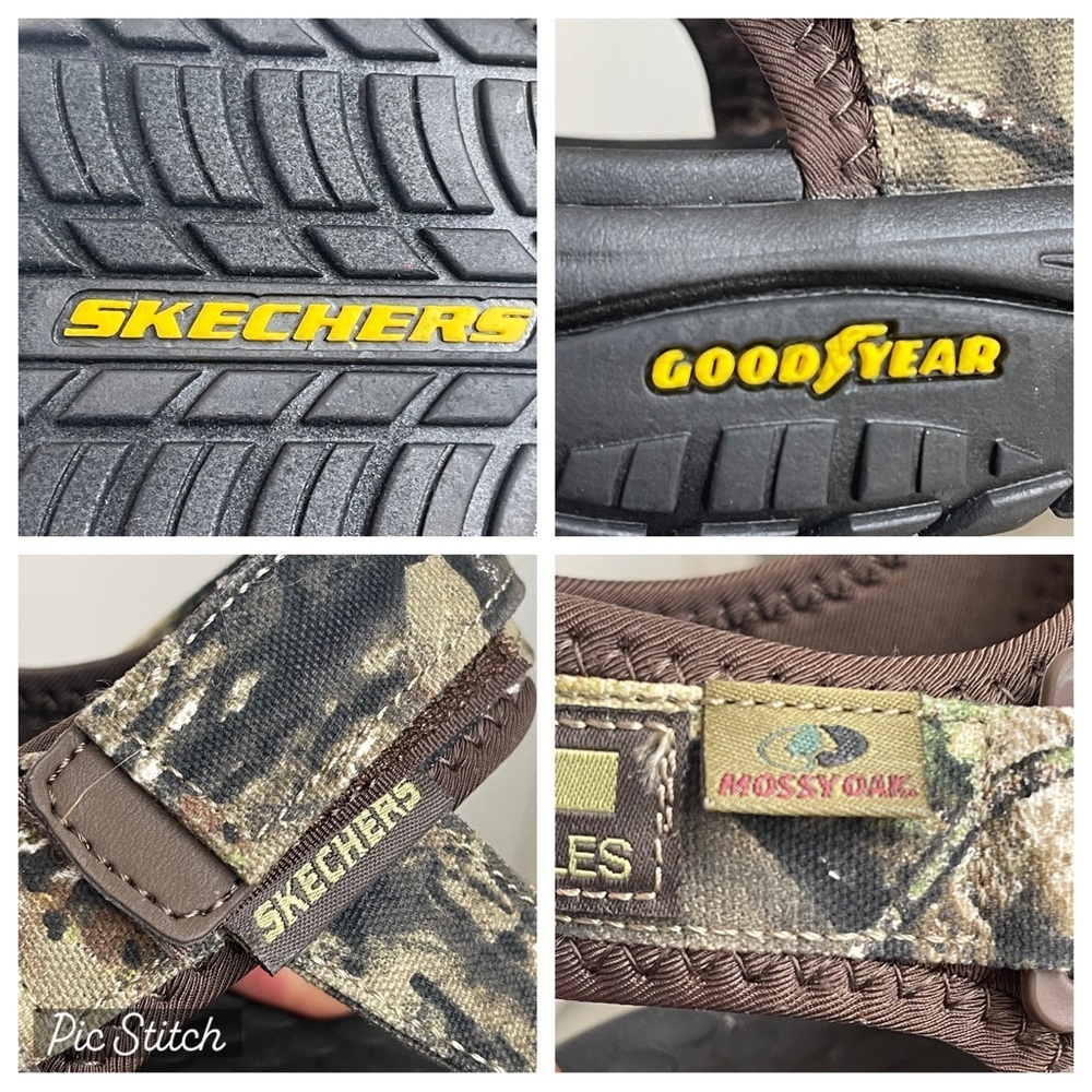 NEW Skechers Mens Lomell Rip
Tide Sandals Goodyear Soles
Camo #204351 Size:9 - Picture 10 of 15